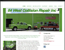 Tablet Screenshot of 64westcollisionrepair.com